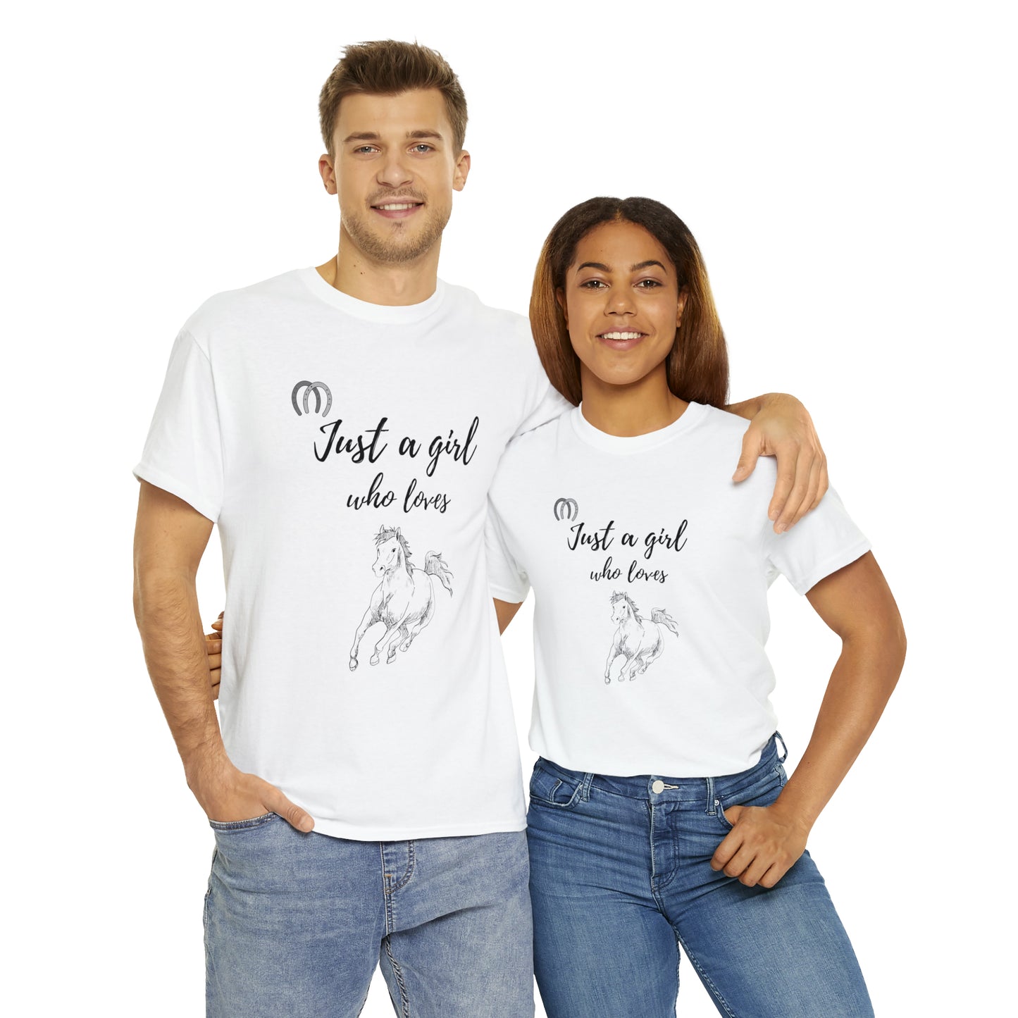 Just a Girl Who Loves Horses Tee