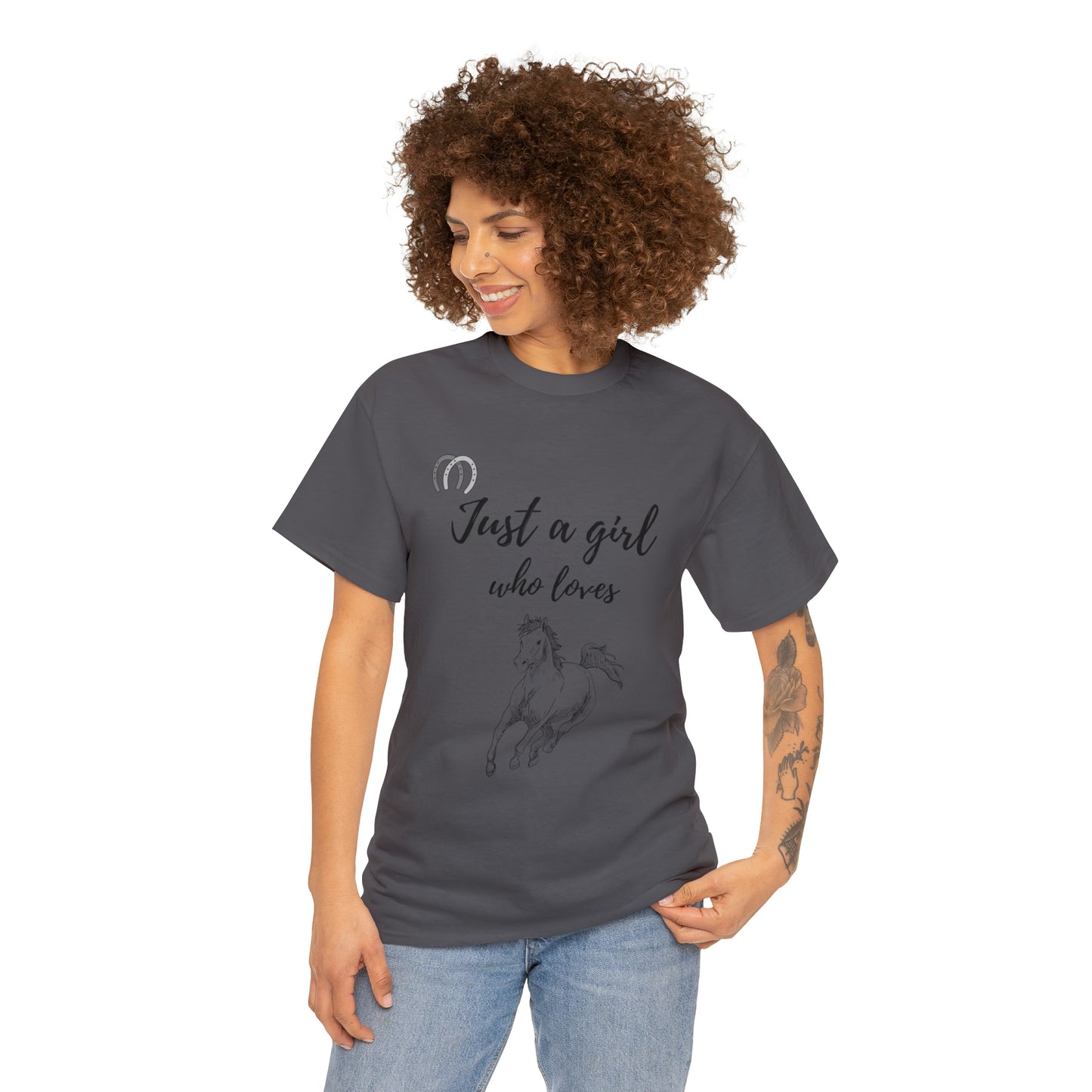 Just a Girl Who Loves Horses Tee