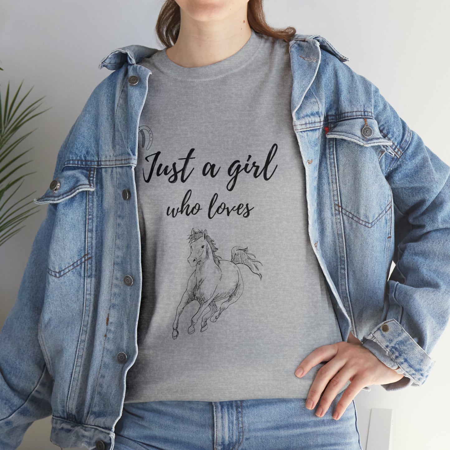 Just a Girl Who Loves Horses Tee