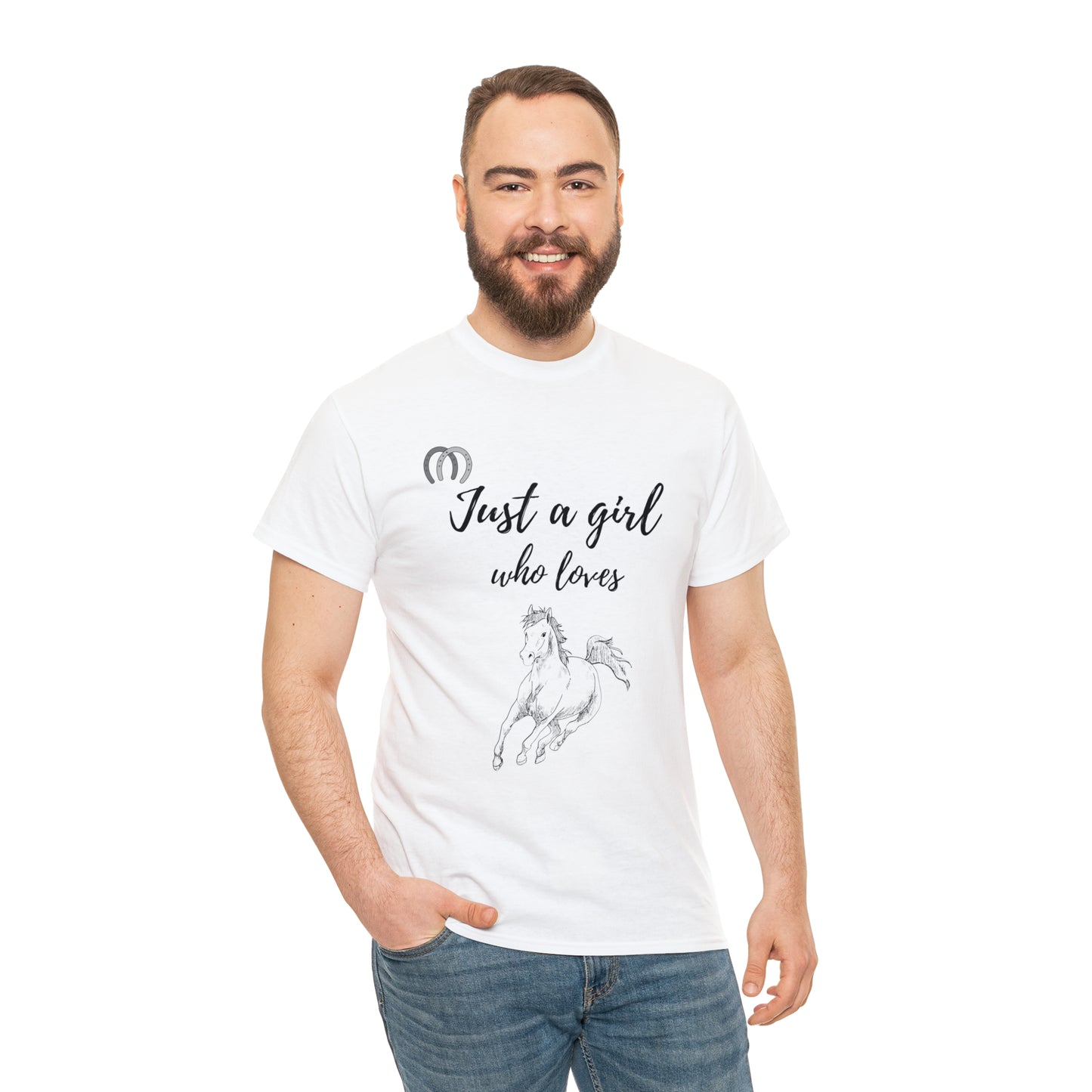 Just a Girl Who Loves Horses Tee