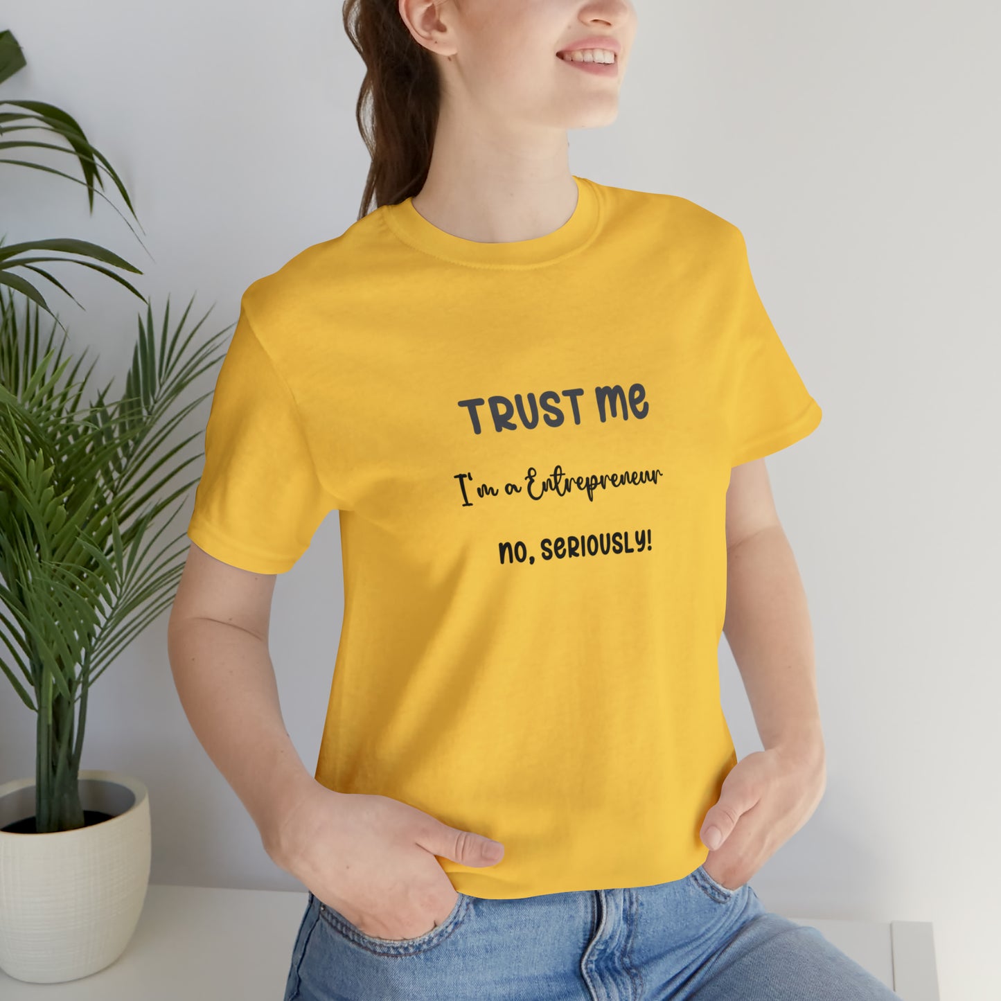 Entrepreneur's Trust Tee - Unisex Jersey Short Sleeve