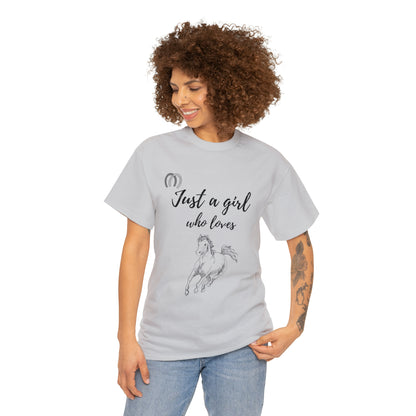 Just a Girl Who Loves Horses Tee