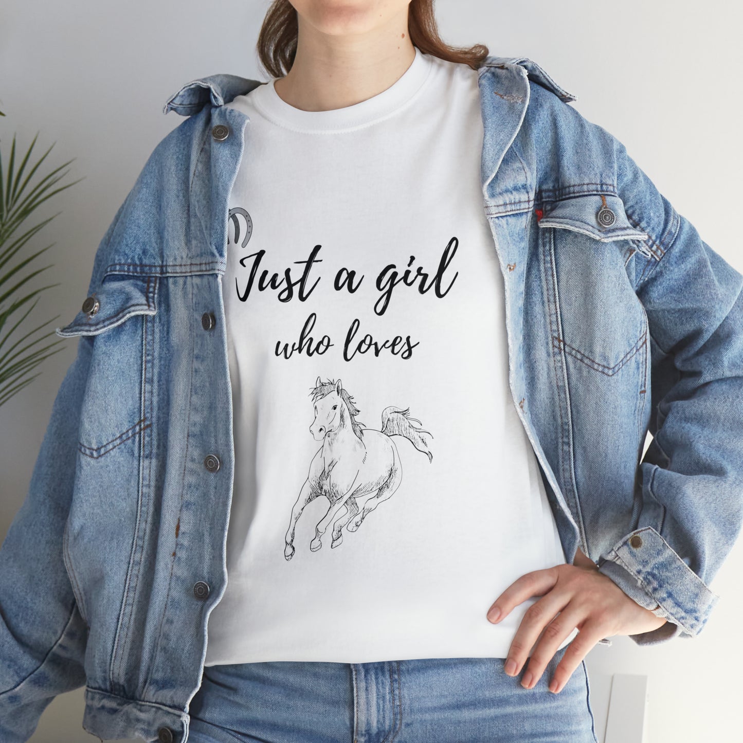 Just a Girl Who Loves Horses Tee