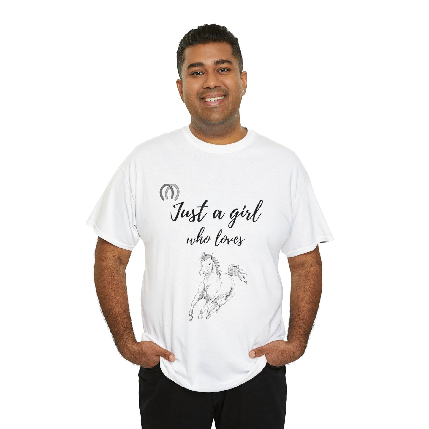 Just a Girl Who Loves Horses Tee