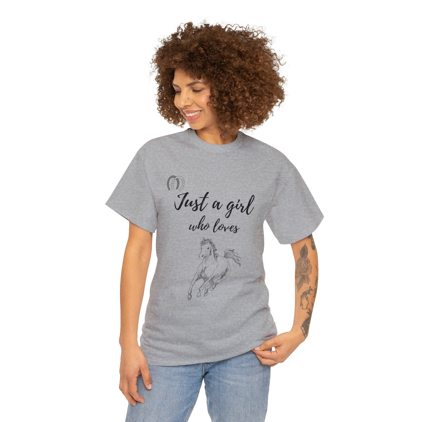 Just a Girl Who Loves Horses Tee