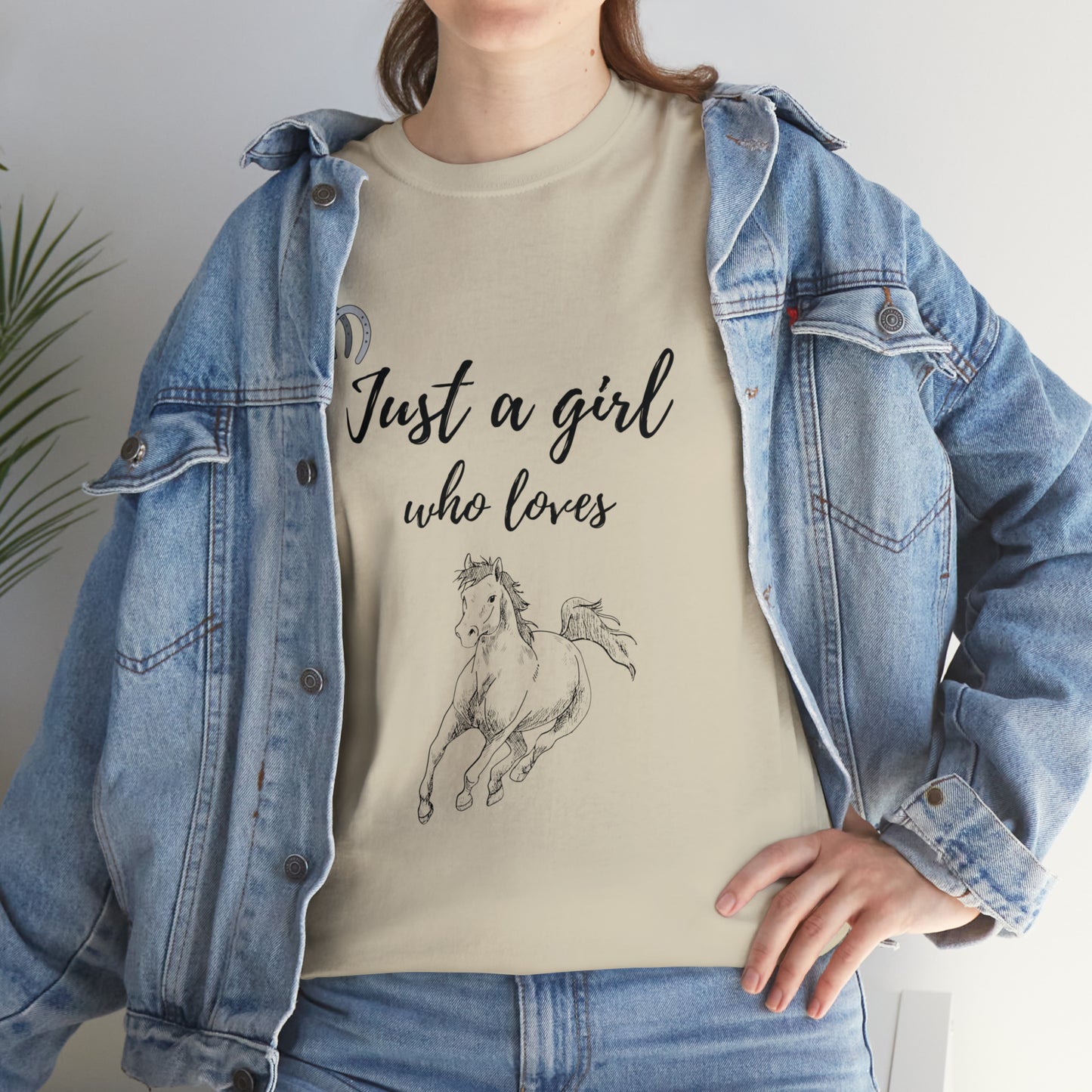 Just a Girl Who Loves Horses Tee