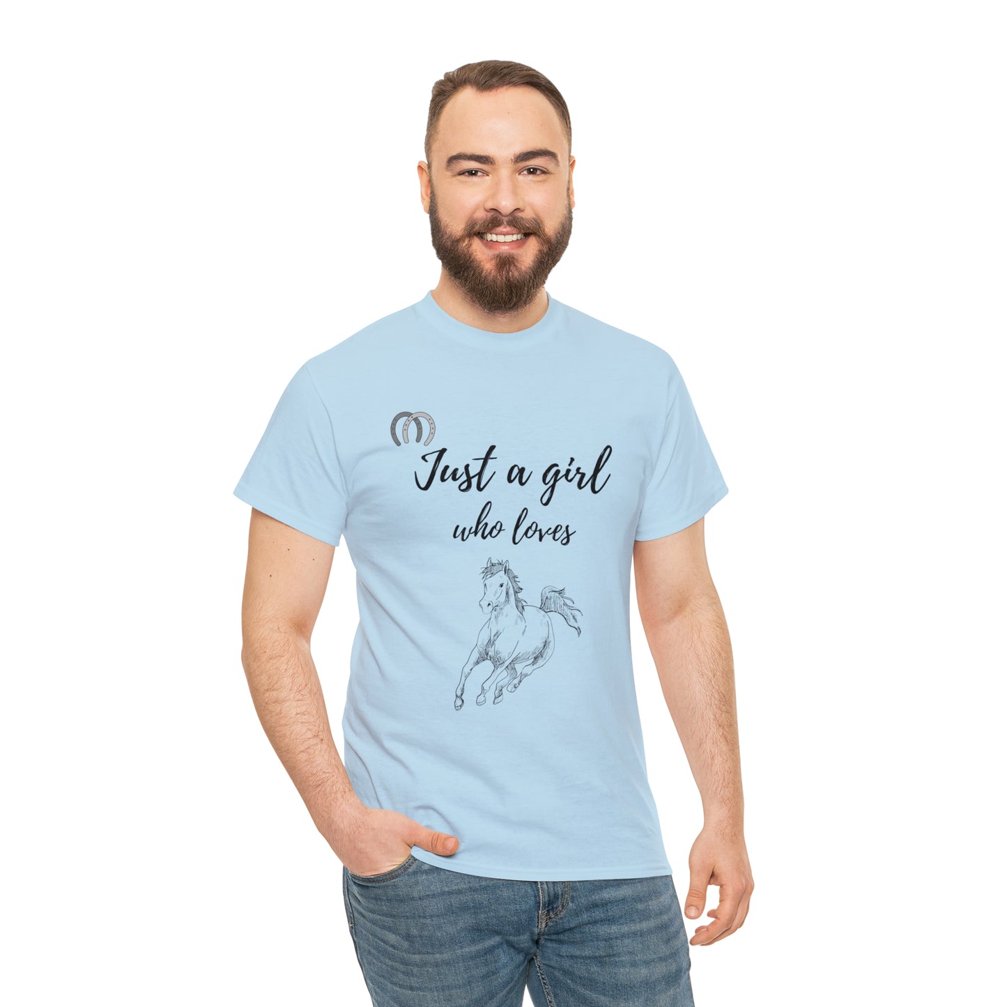 Just a Girl Who Loves Horses Tee