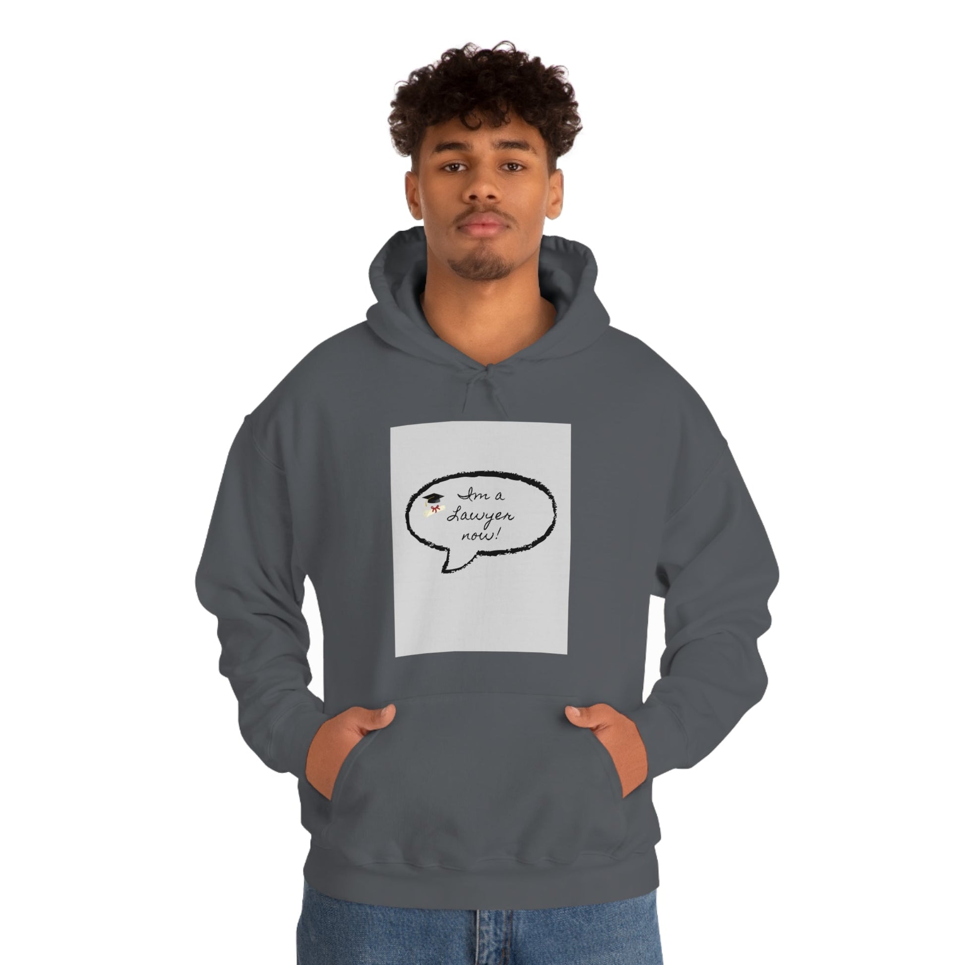 I'm a lawyer now Sweatshirt, Unisex Heavy Blend™ Hooded Sweatshirt - Designs by Tom