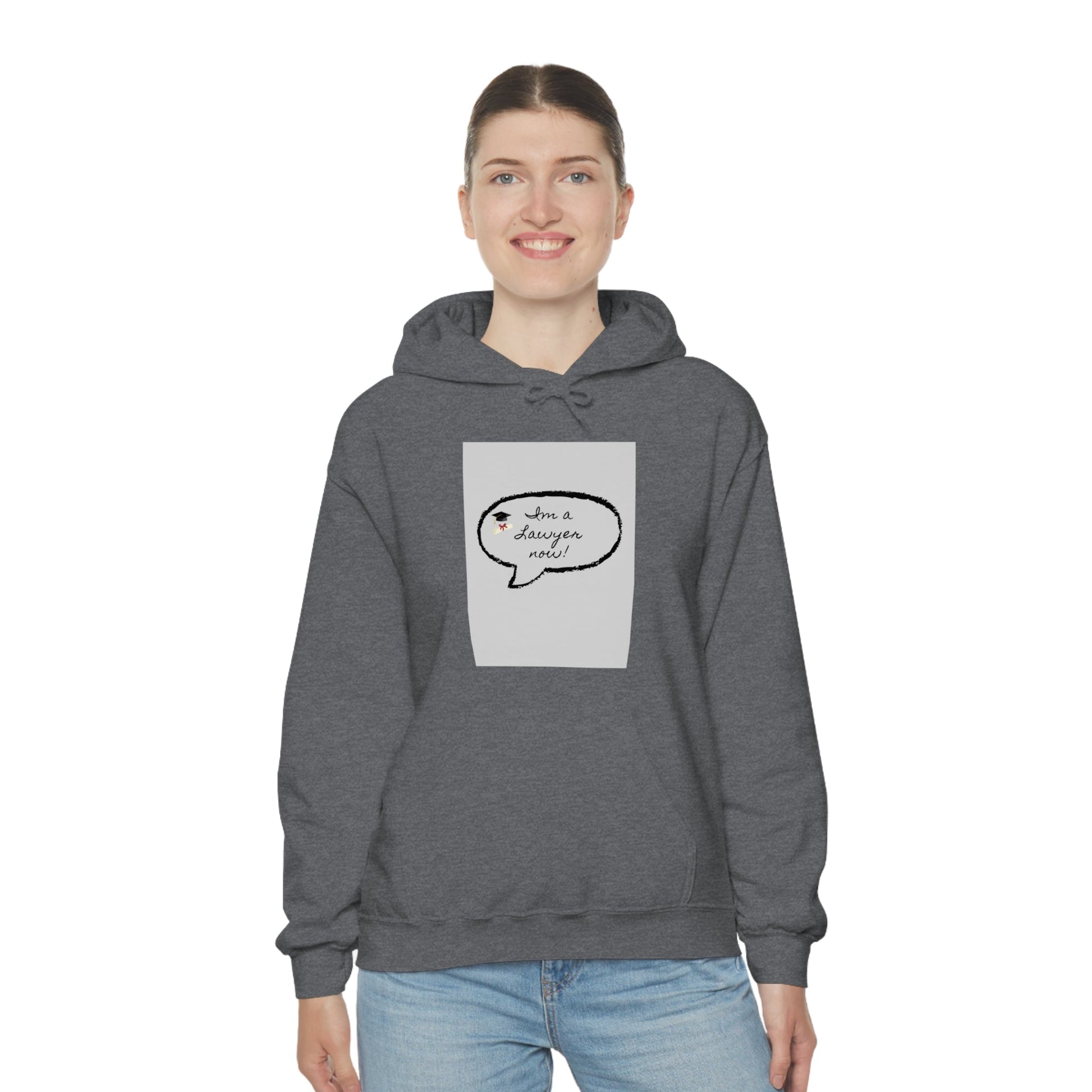 I'm a lawyer now Sweatshirt, Unisex Heavy Blend™ Hooded Sweatshirt - Designs by Tom