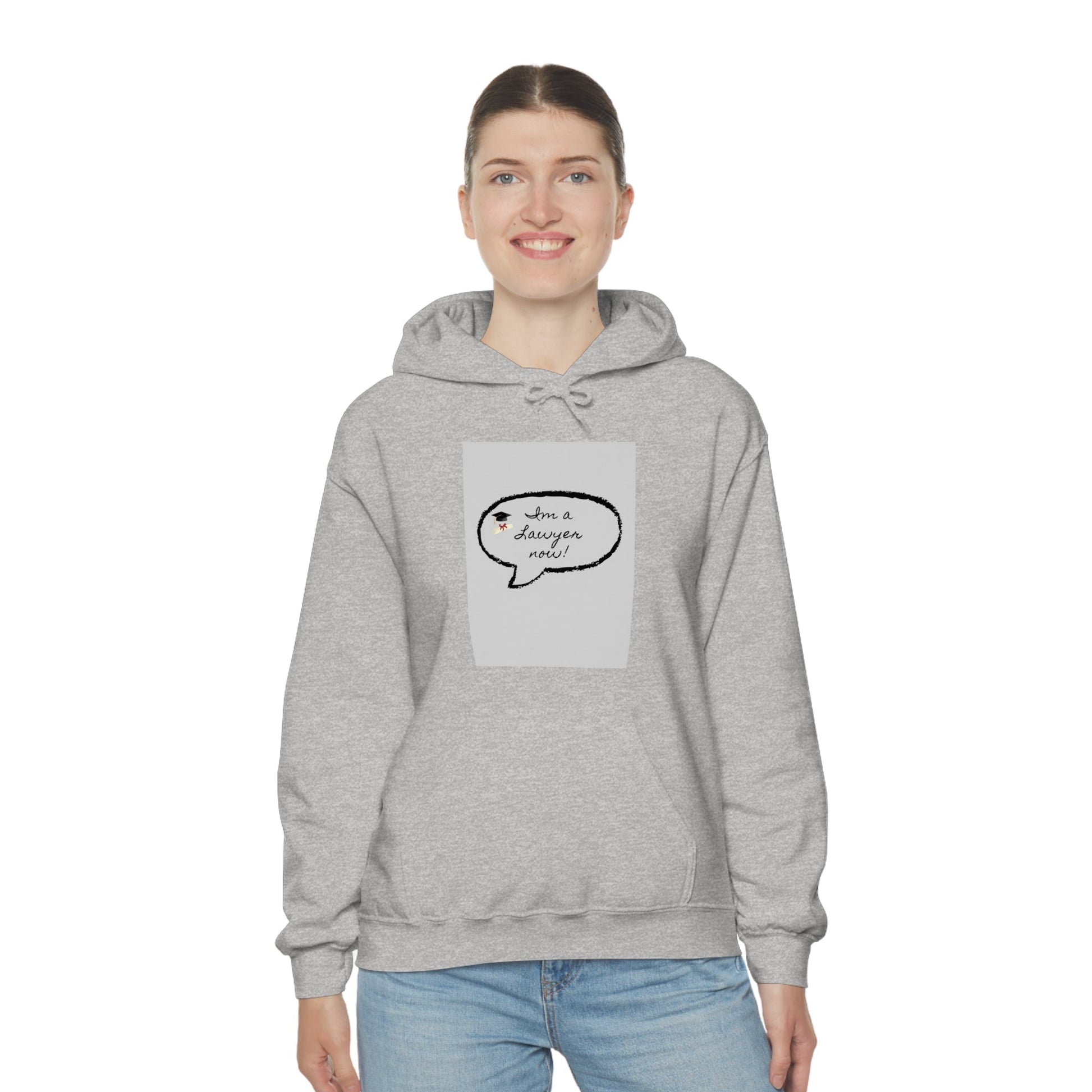 I'm a lawyer now Sweatshirt, Unisex Heavy Blend™ Hooded Sweatshirt - Designs by Tom