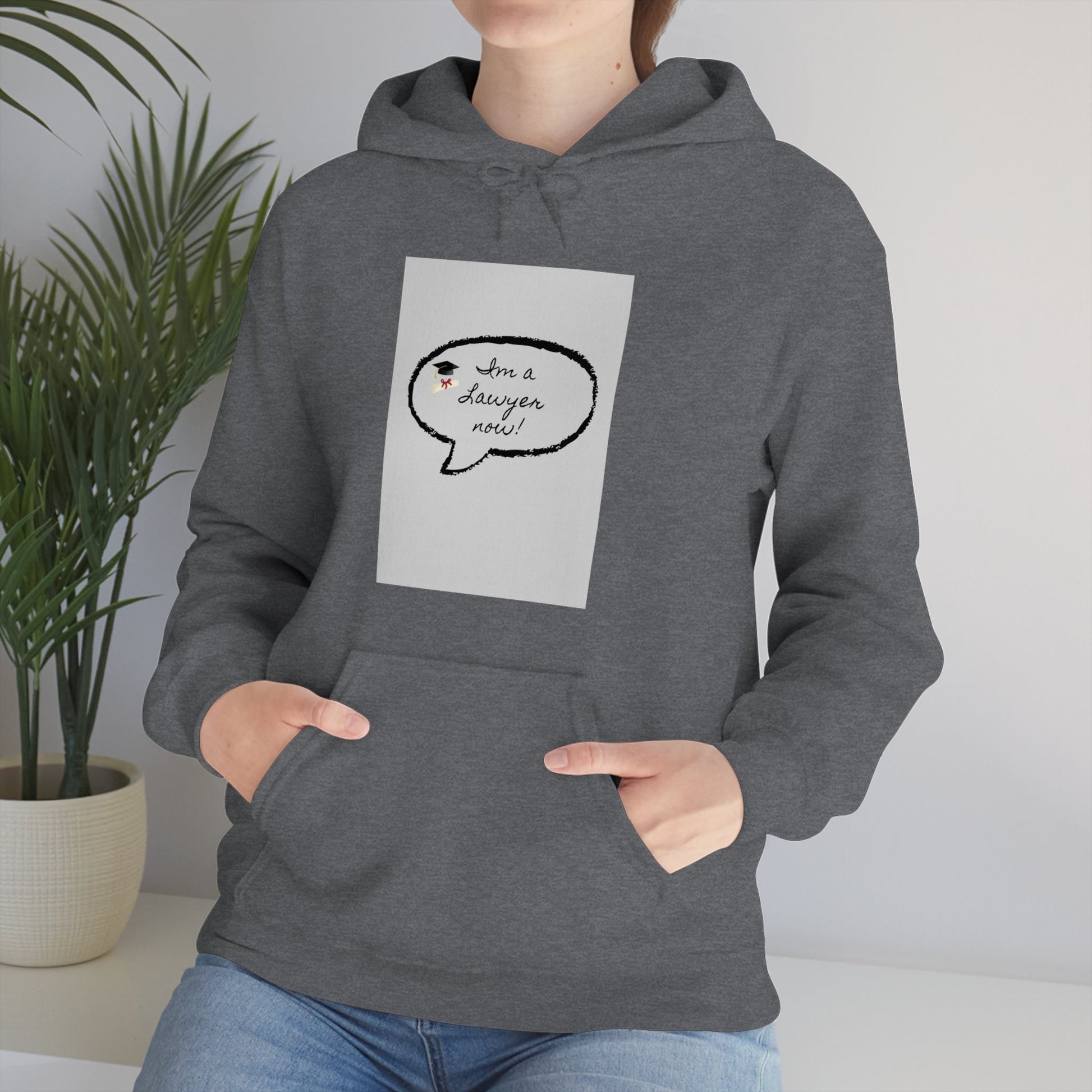 I'm a lawyer now Sweatshirt, Unisex Heavy Blend™ Hooded Sweatshirt - Designs by Tom