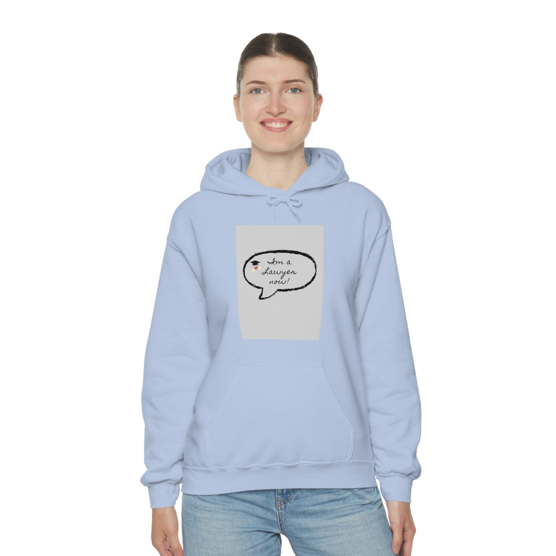 I'm a lawyer now Sweatshirt, Unisex Heavy Blend™ Hooded Sweatshirt - Designs by Tom