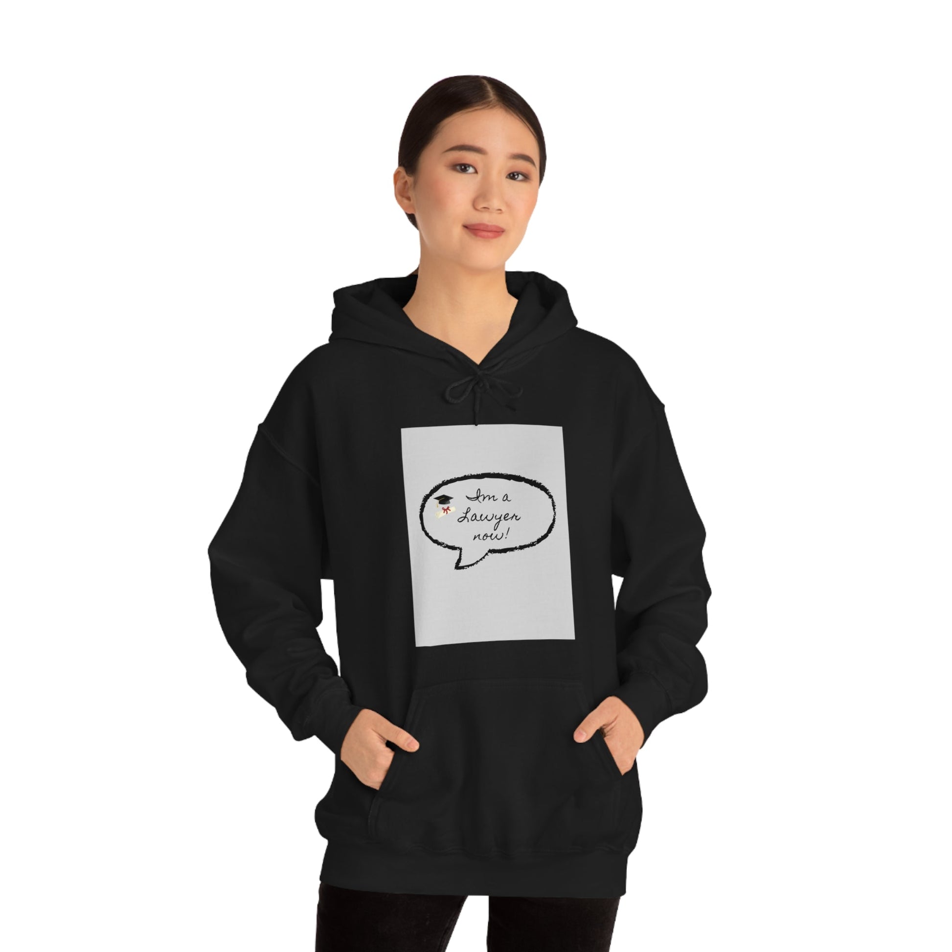 I'm a lawyer now Sweatshirt, Unisex Heavy Blend™ Hooded Sweatshirt - Designs by Tom