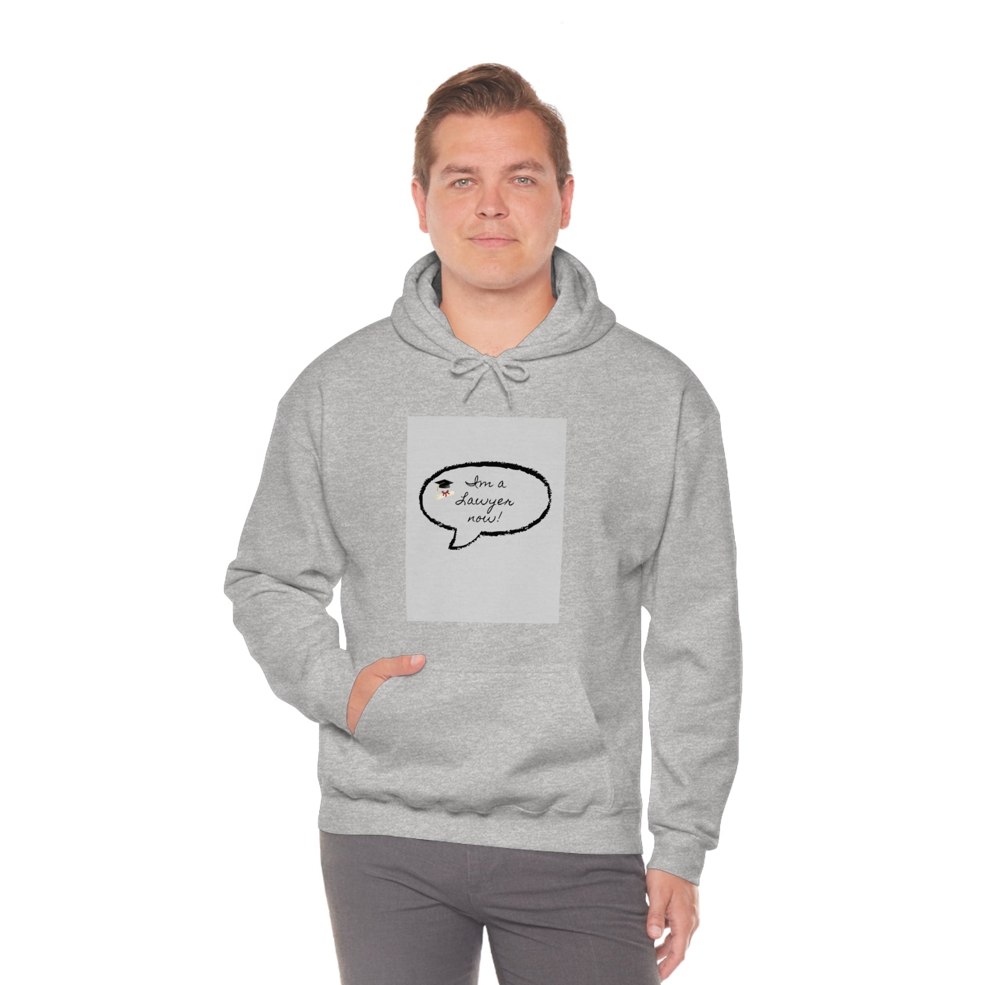 I'm a lawyer now Sweatshirt, Unisex Heavy Blend™ Hooded Sweatshirt - Designs by Tom