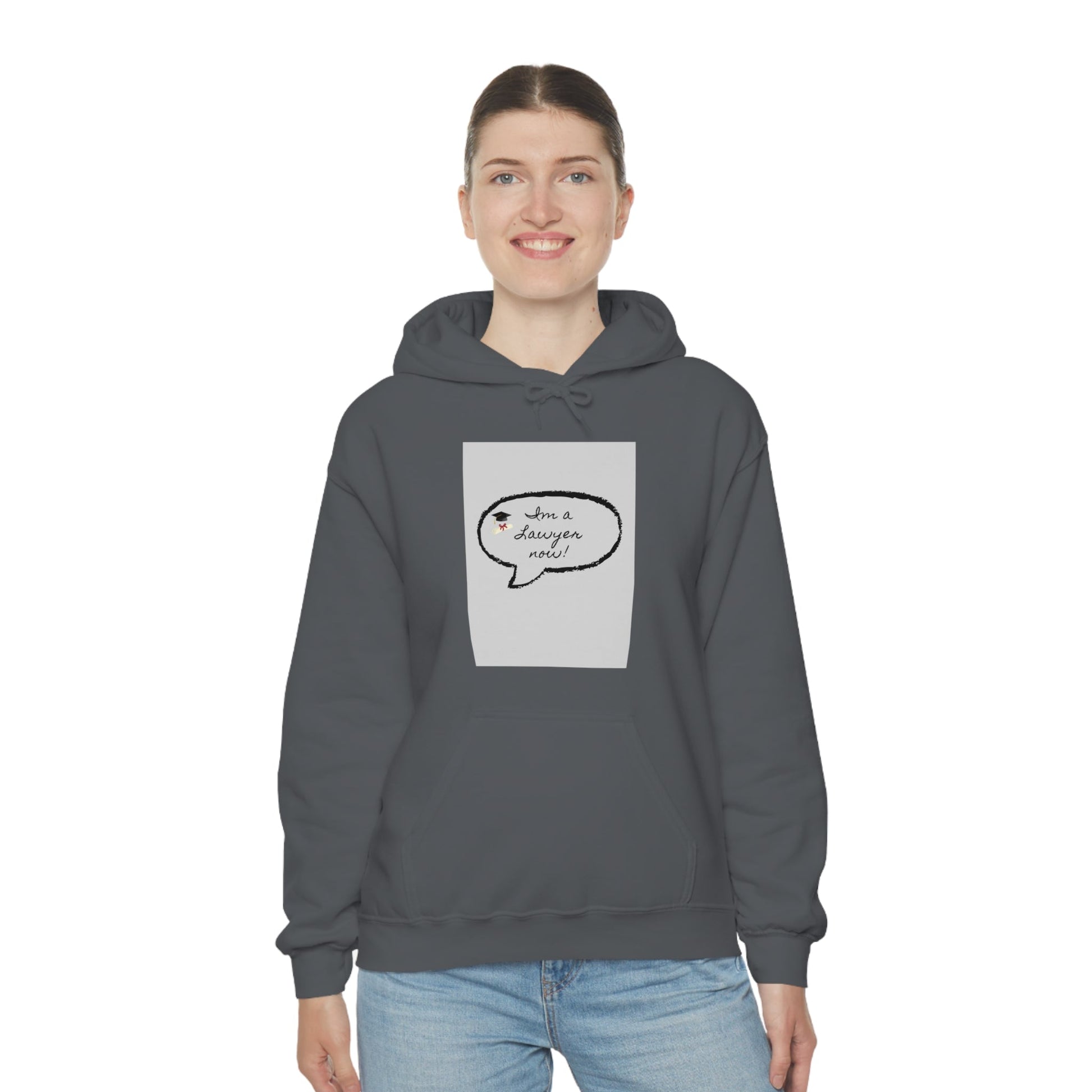 I'm a lawyer now Sweatshirt, Unisex Heavy Blend™ Hooded Sweatshirt - Designs by Tom