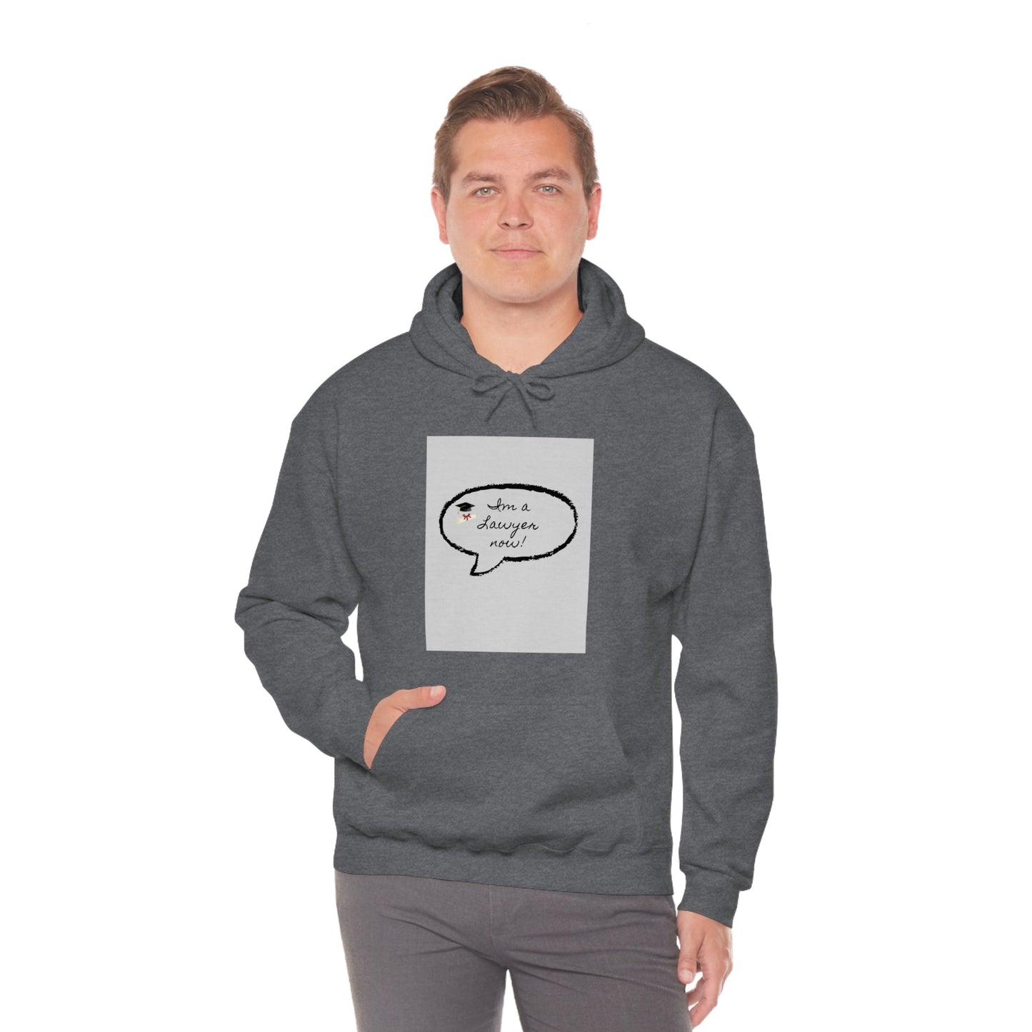 I'm a lawyer now Sweatshirt, Unisex Heavy Blend™ Hooded Sweatshirt - Designs by Tom