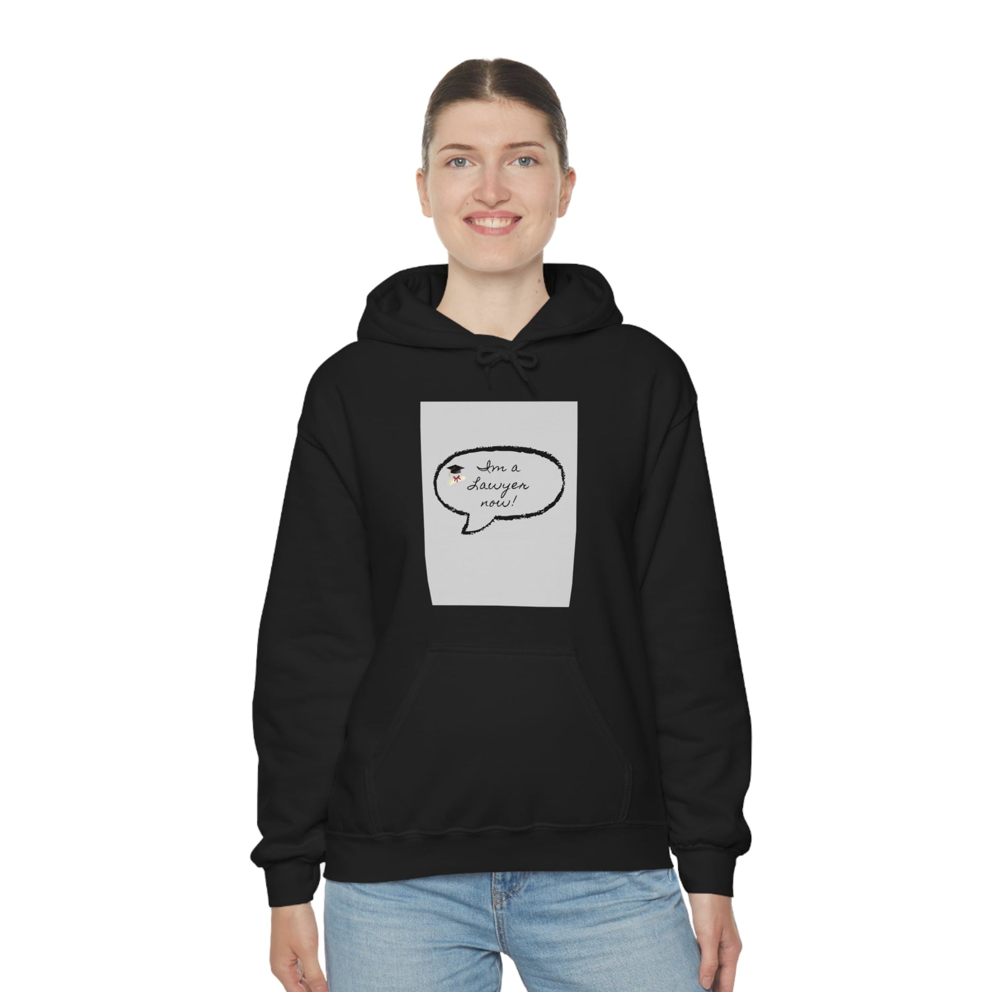 I'm a lawyer now Sweatshirt, Unisex Heavy Blend™ Hooded Sweatshirt - Designs by Tom