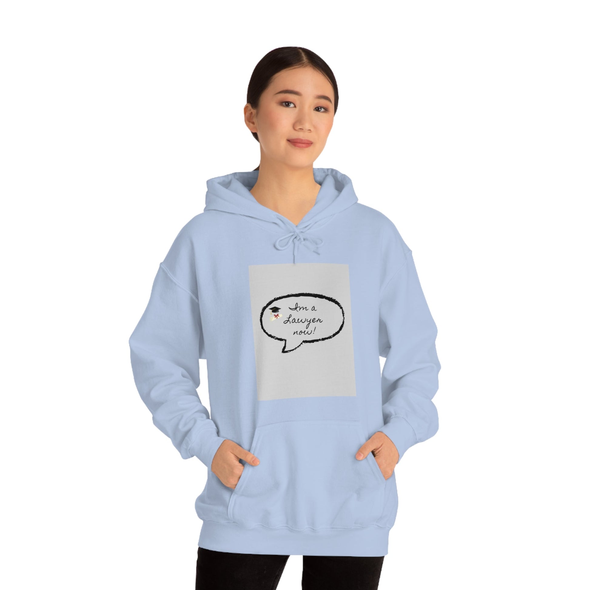 I'm a lawyer now Sweatshirt, Unisex Heavy Blend™ Hooded Sweatshirt - Designs by Tom