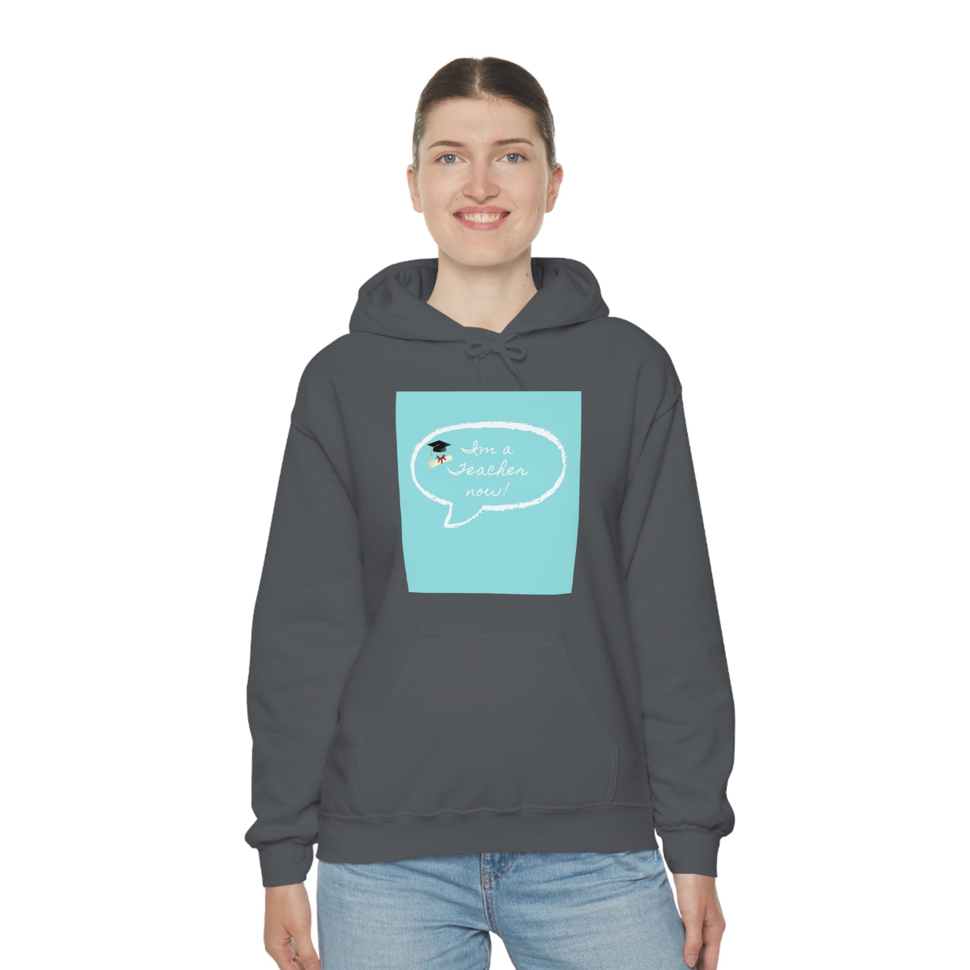 I'm a Teacher Now, Unisex Heavy Blend™ Hooded Sweatshirt - Designs by Tom