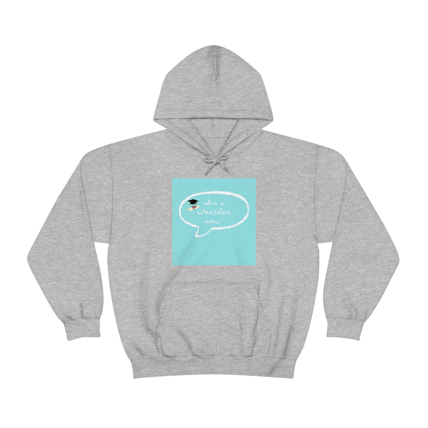 I'm a Teacher Now, Unisex Heavy Blend™ Hooded Sweatshirt - Designs by Tom