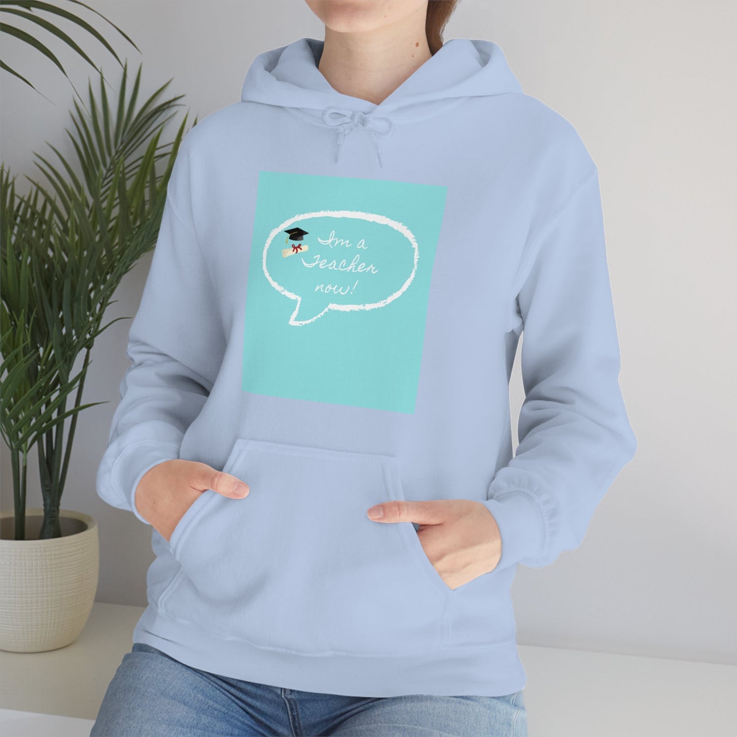 I'm a Teacher Now, Unisex Heavy Blend™ Hooded Sweatshirt - Designs by Tom