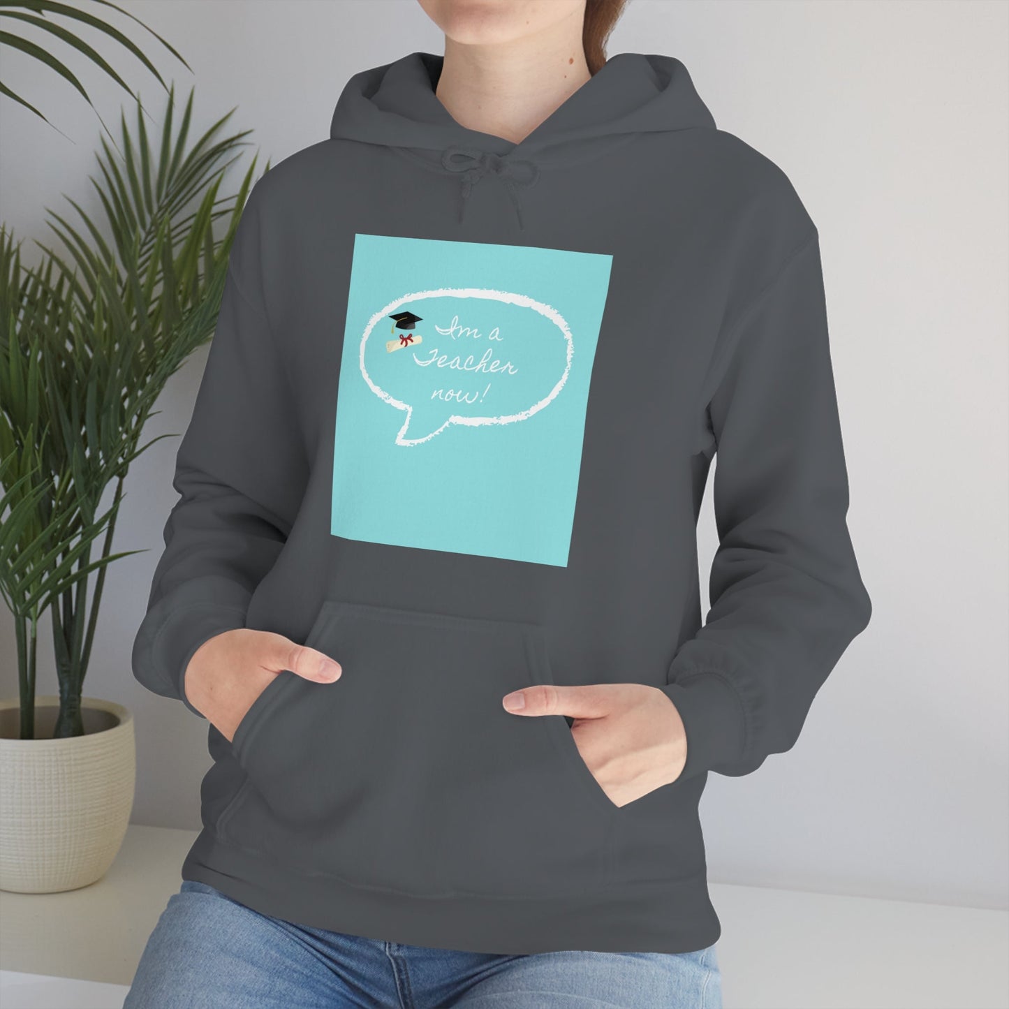 I'm a Teacher Now, Unisex Heavy Blend™ Hooded Sweatshirt - Designs by Tom