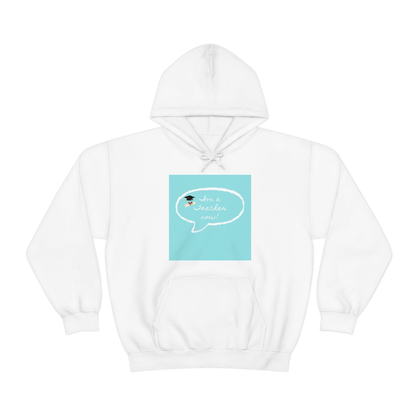 I'm a Teacher Now, Unisex Heavy Blend™ Hooded Sweatshirt - Designs by Tom