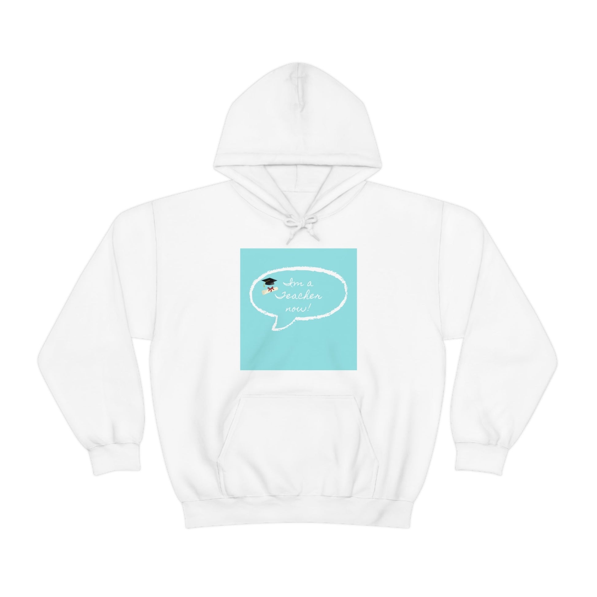 I'm a Teacher Now, Unisex Heavy Blend™ Hooded Sweatshirt - Designs by Tom